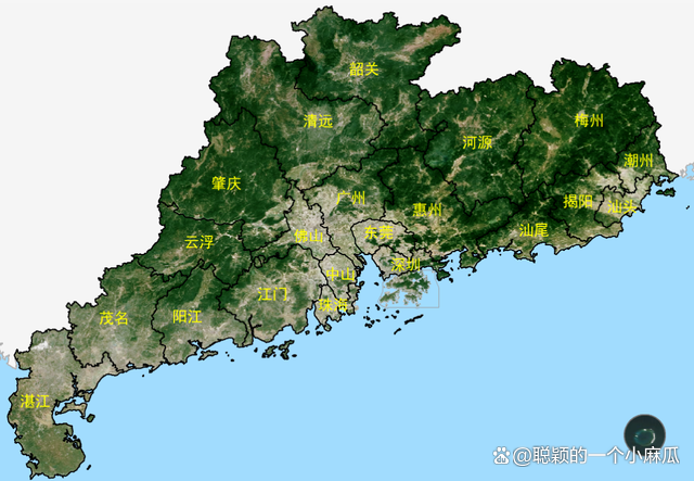 广东省的海拔范围及其地理特征